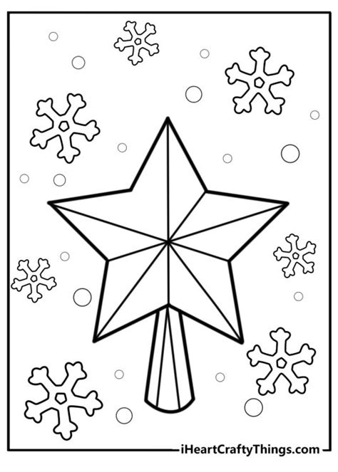 Christmas Star Coloring Page