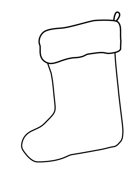 Christmas Stocking Template Printable