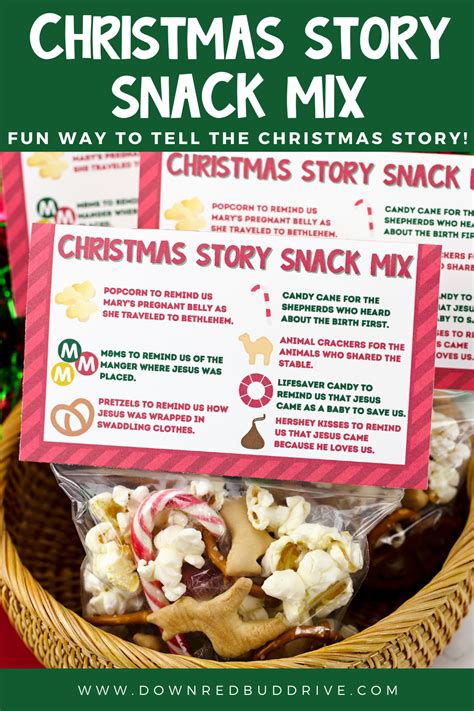 Christmas Story Snack Mi  Printable