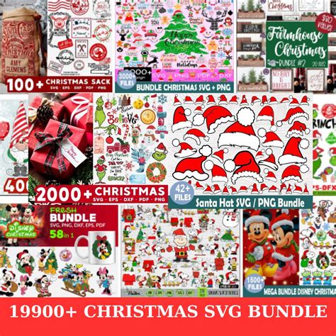 Unwrap the Joy of the Season with Our Exquisite Christmas SVG Bundle - Perfect for Crafting Enthusiasts!