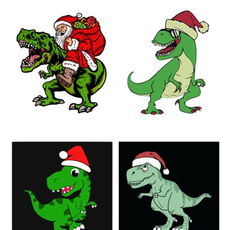 Download Christmas T Rex SVG File - SVG Design Cut Files