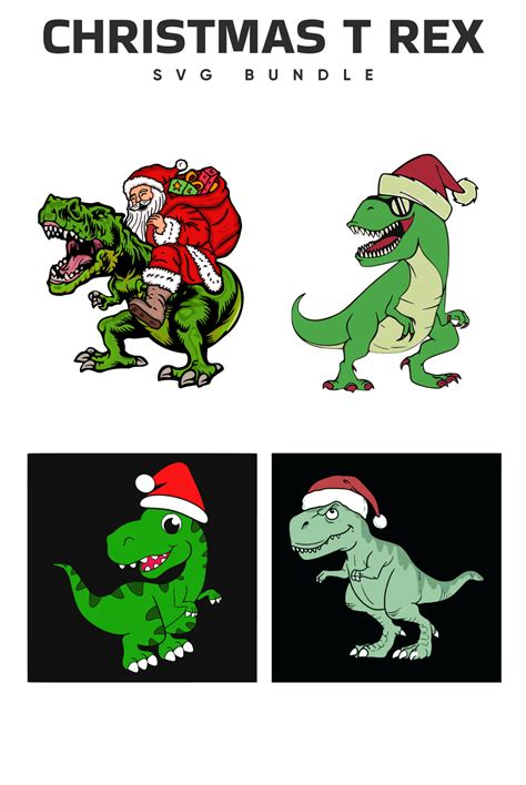 Download Christmas T Rex SVG File - SVG Design Images