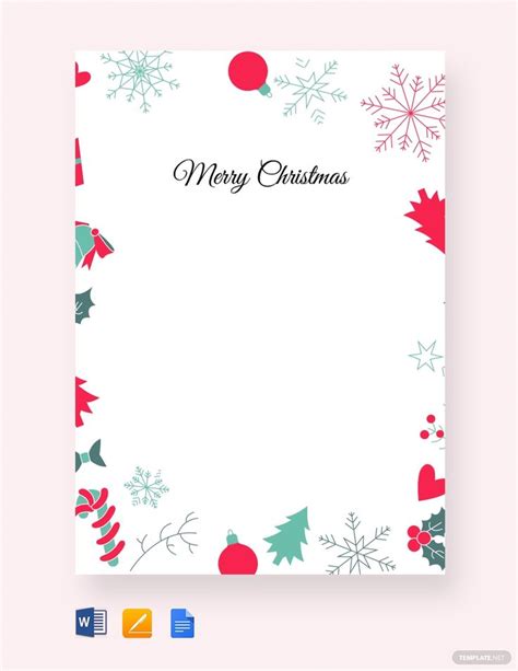 Christmas Template For Google Docs