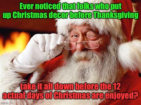 Christmas Thanksgiving Calendar Meme