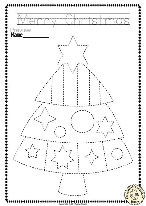 Christmas Tracing Pages
