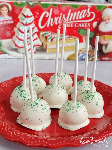 Christmas Tree Cake.Pops