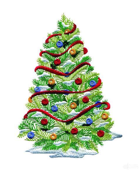 Christmas Tree Embroidery Designs