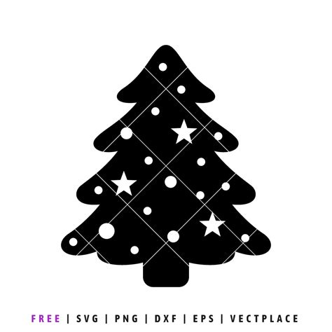 Deck Your Designs with Christmas Tree Freeness: Free SVG Files Galore!