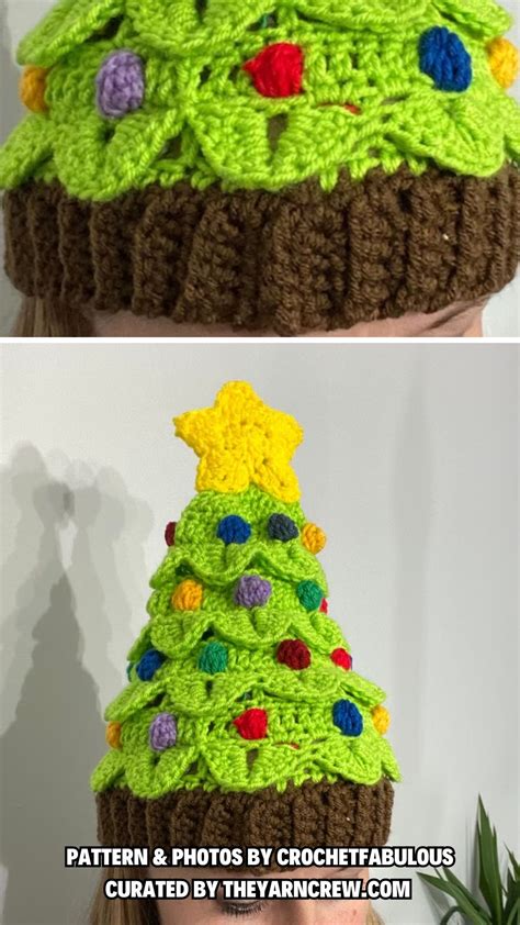 Christmas Tree Hat Pattern Crochet