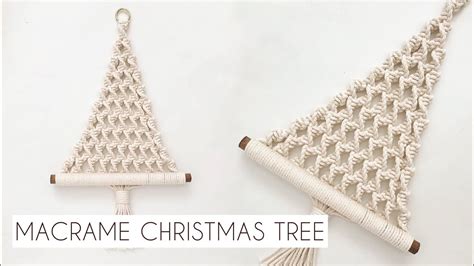 Christmas Tree Macrame Tutorial