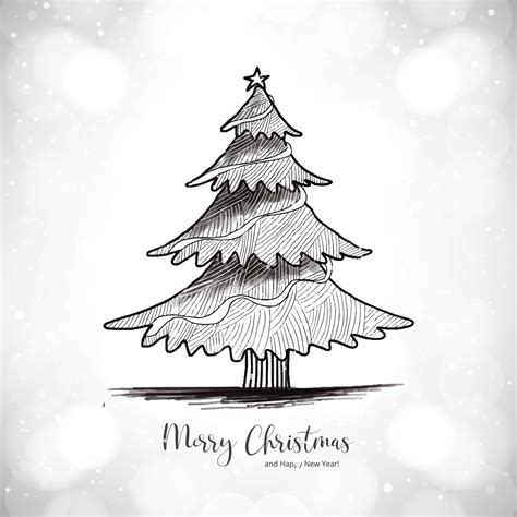 Christmas Tree Sketch