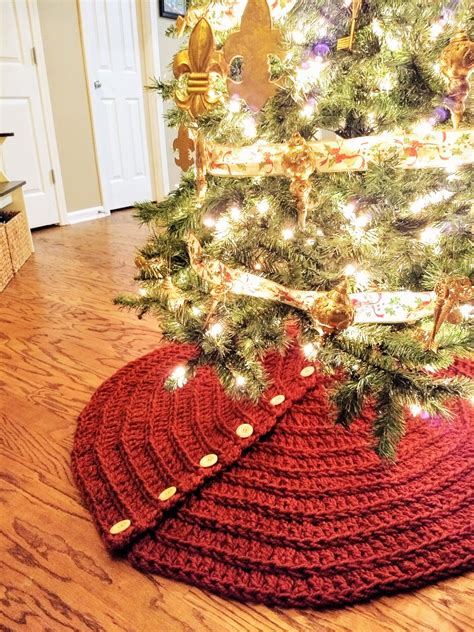Christmas Tree Skirt Pattern Crochet