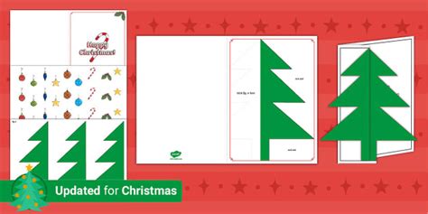 Christmas Tree Template Card