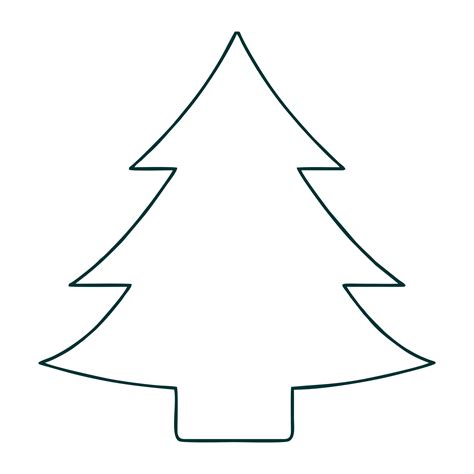 Christmas Tree Template Printable Free