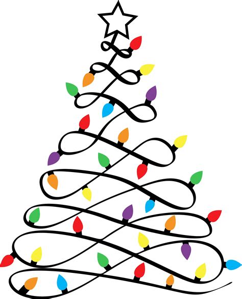 Shimmering Festivities: Illuminate your Holidays with the Mesmerizing Christmas Tree with Lights SVG!