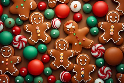 Christmas Wallpaper Gingerbread Man