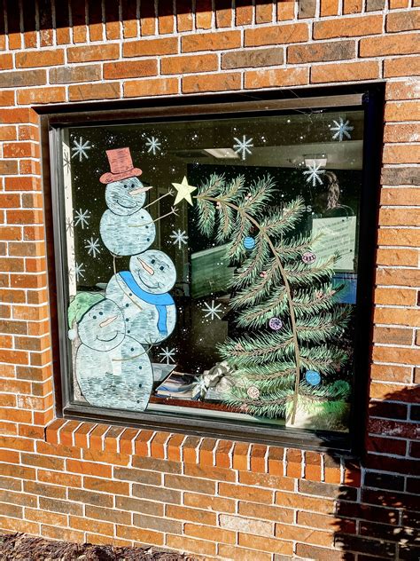 Christmas Window Painting Patterns