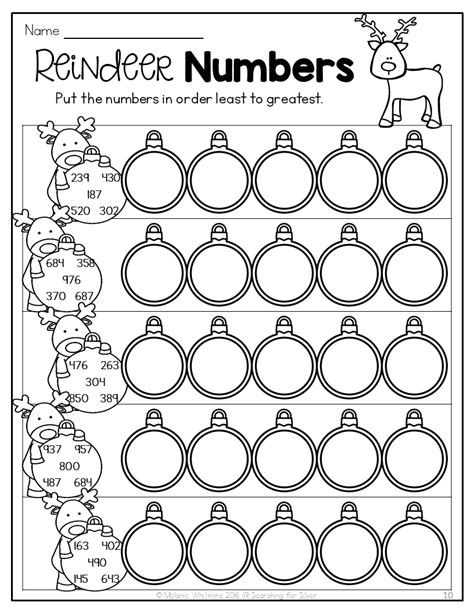 Christmas Worksheets For 2Nd Graders