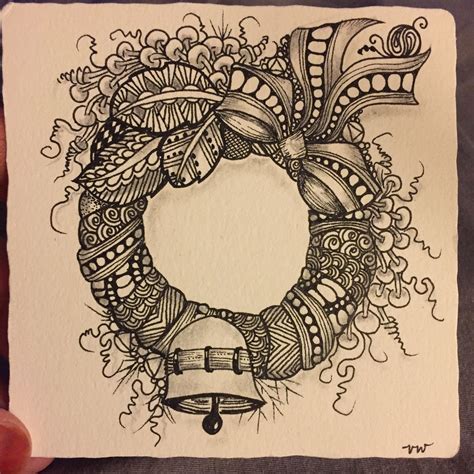 Christmas Zentangle Patterns