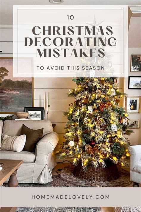 Christmas tree decorating mistakes to avoid