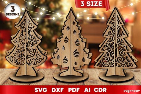 Download Christmas with the SVG File - SVG Design Creativefabrica DXF Files