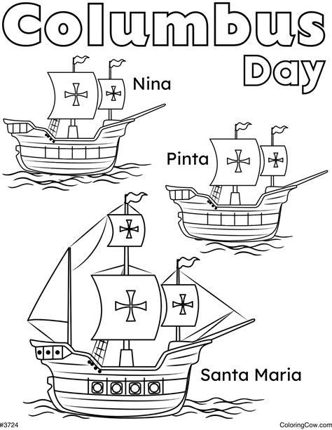 Christopher Columbus Coloring Page