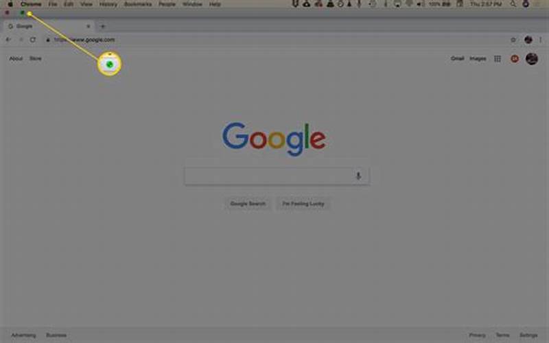 Chrome Full Screen Mode Icon