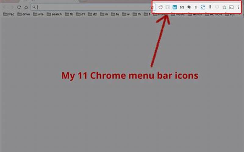 Chrome Menu Bar