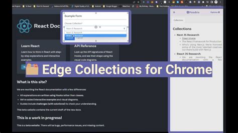 Chrome Collections like Edge