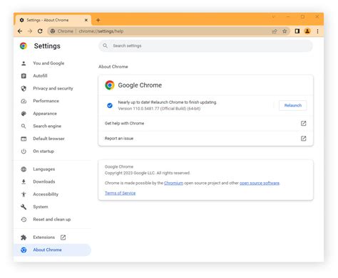 Chrome feature updates