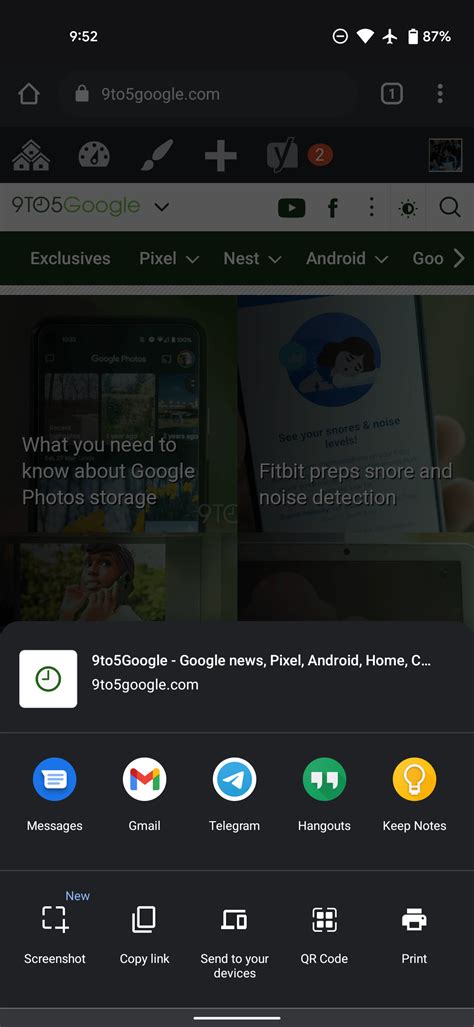 Chrome for Android Screenshot Tool