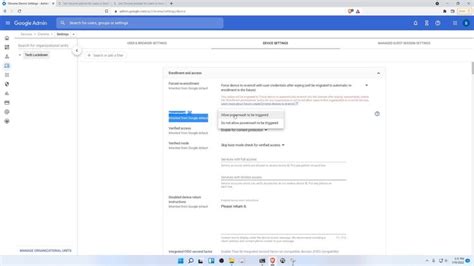 Chromebook admin restrictions