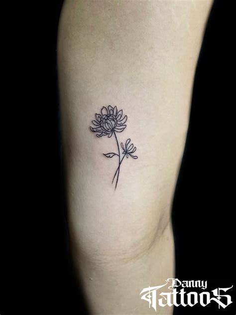 Chrysanthemum Tattoo Small