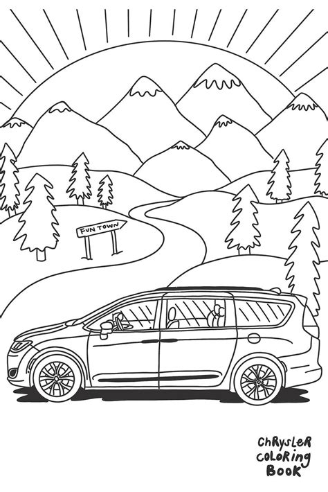 Chrysler Pacifica Coloring Page