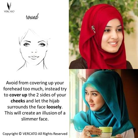 Chubby Face Hijab Styles For Round Faces