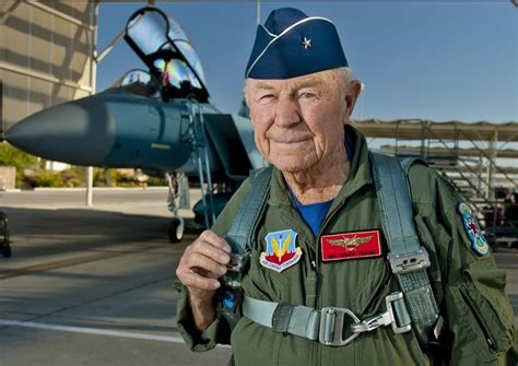 Chuck Yeager as a pilot