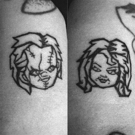 Chucky Head Tattoo