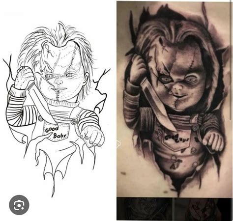 Chucky Horror Tattoo