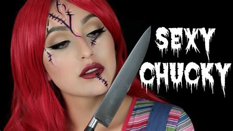 Chucky Makeup Look