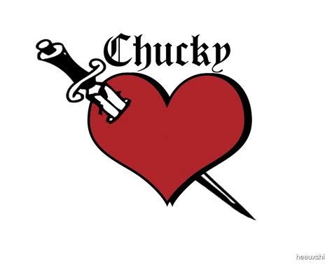 Chucky Tattoo Heart