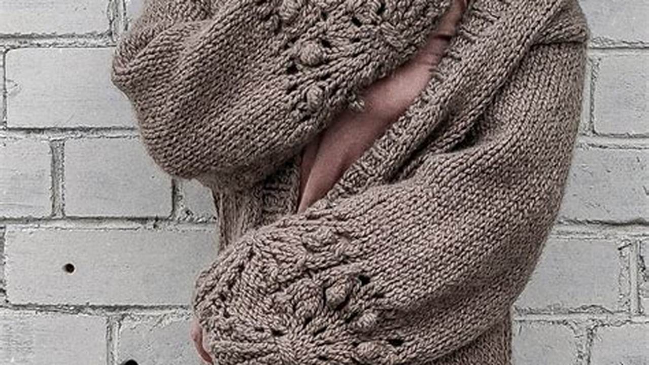 Chunky Cardigan Knitting Pattern: Embrace Comfort in Style