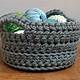 Chunky Crochet Basket Free Pattern