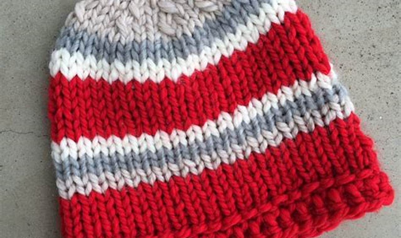 Chunky Wool Hat: A Cozy Knitting Project for Beginners