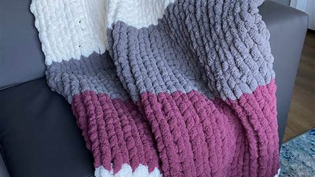 Chunky Yarn Blanket Pattern: The Ultimate Guide to Creating Cozy, Textured Throw Blankets