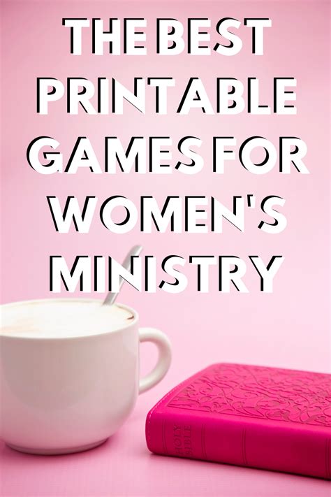 Church Printable Games For Women's Ministry