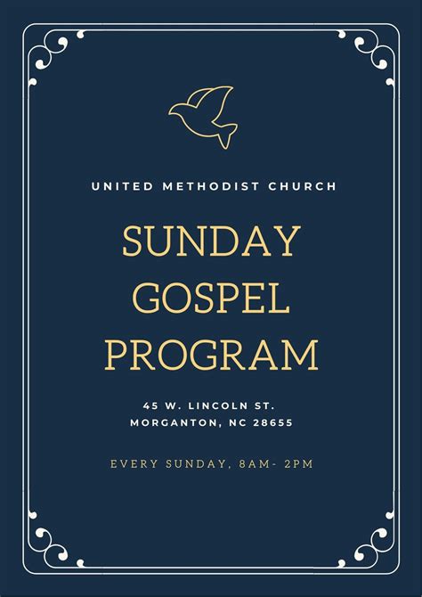 Church Program Templates Word: Simplify Your Church's Communication