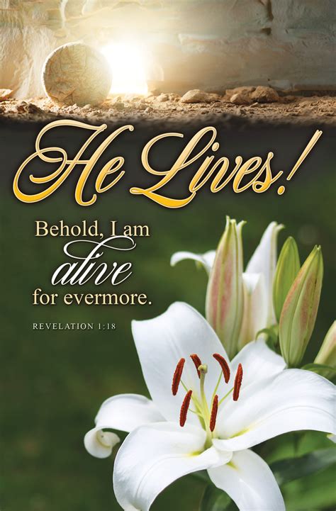 Church Bulletin Easter