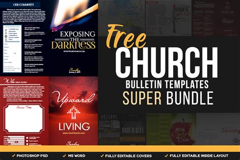 Church Bulletin Templates Publisher