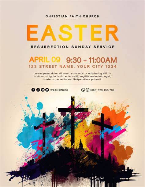 Church Easter Flyer