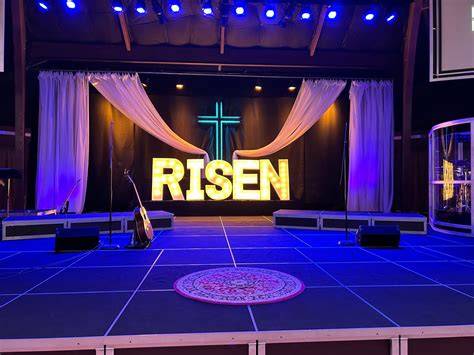 Church Easter Stage Design